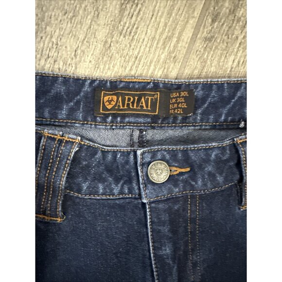 Ariat Equestrian Jeans Women’s Size 30L Riding Pants Stretch Denim Jodhpurs - Picture 2 of 10